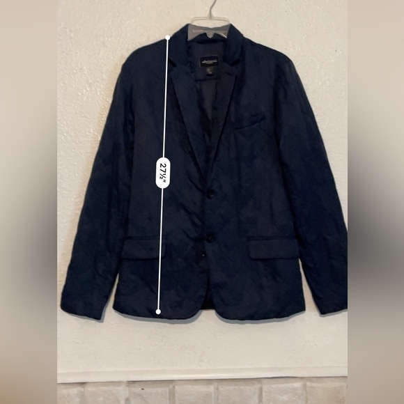 Art of Rhetoric navy blue quilted puff blazer, size small - Picture 3 of 9